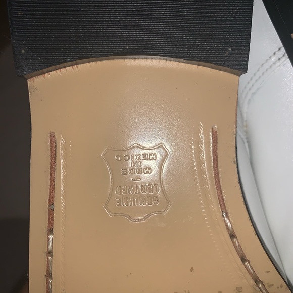 Real leather white loafers - Picture 5 of 6